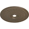 Ekena Millwork Oakleaf Ceiling Medallion (Fits Canopies up to 6 1/4"), 29 1/8"OD x 3 5/8"ID x 1"P, Warm Silver CM29OAWSS - alternate 2